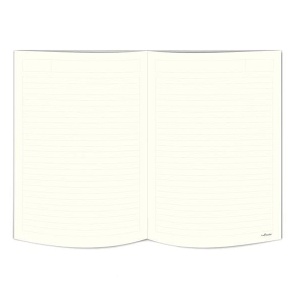 Sert Kapaklı Kamuflaj Defter Çizgili Siyah 17x24 cm