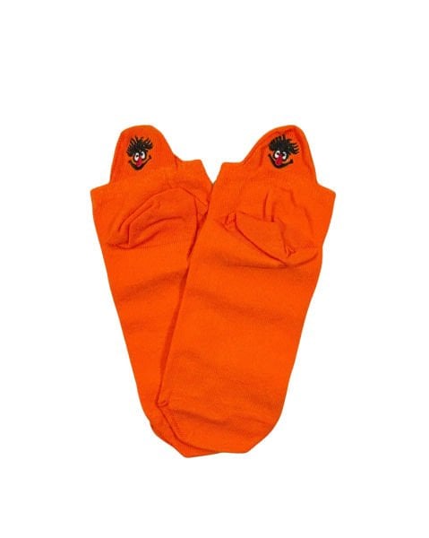 EMOJİLİ TURUNCU KISA ÇORAP
