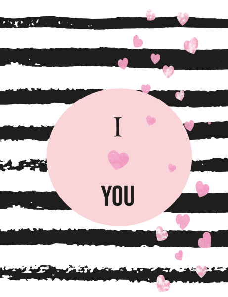 I Love You Tebrik Kartı