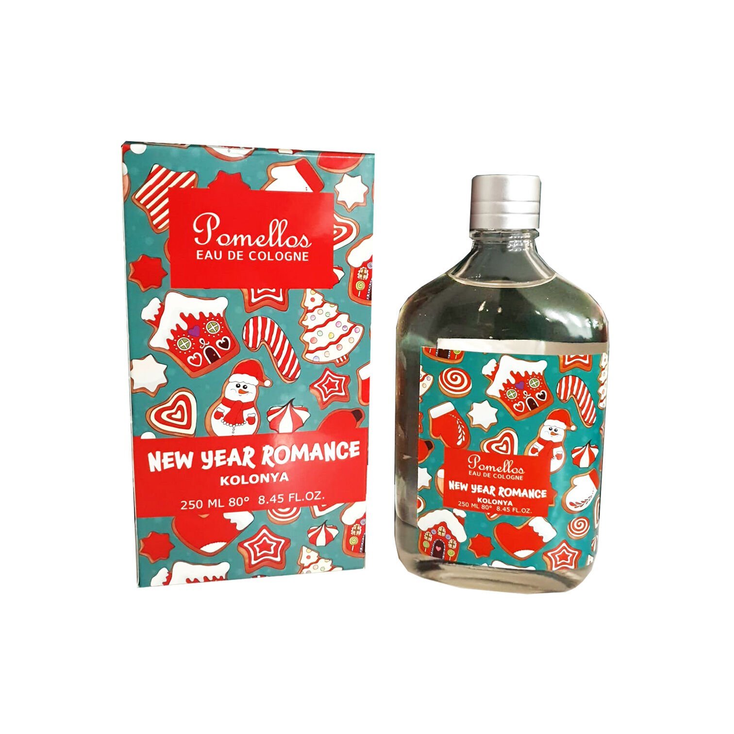 Pomellos New Year Romance  Kolonya (250 Ml, 80 Derece, Cam Şişe)