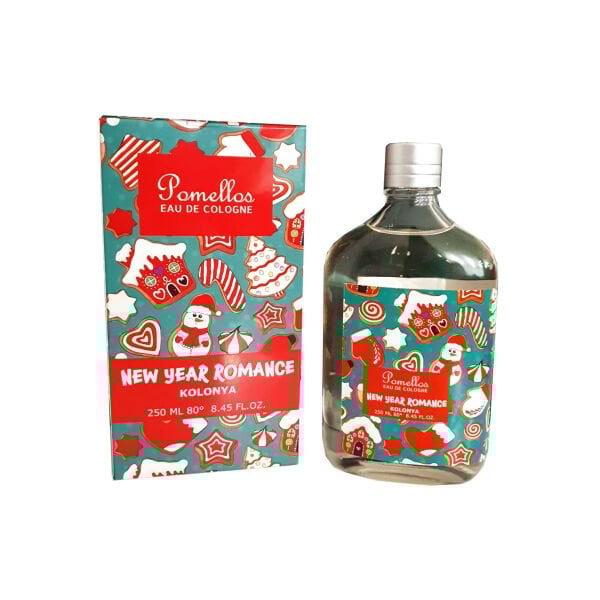 Pomellos New Year Romance  Kolonya (250 Ml, 80 Derece, Cam Şişe)
