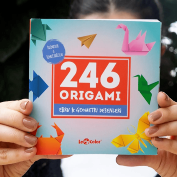 Origami 246 Kağıt Katlama Sanatı Ebru / Geometrik