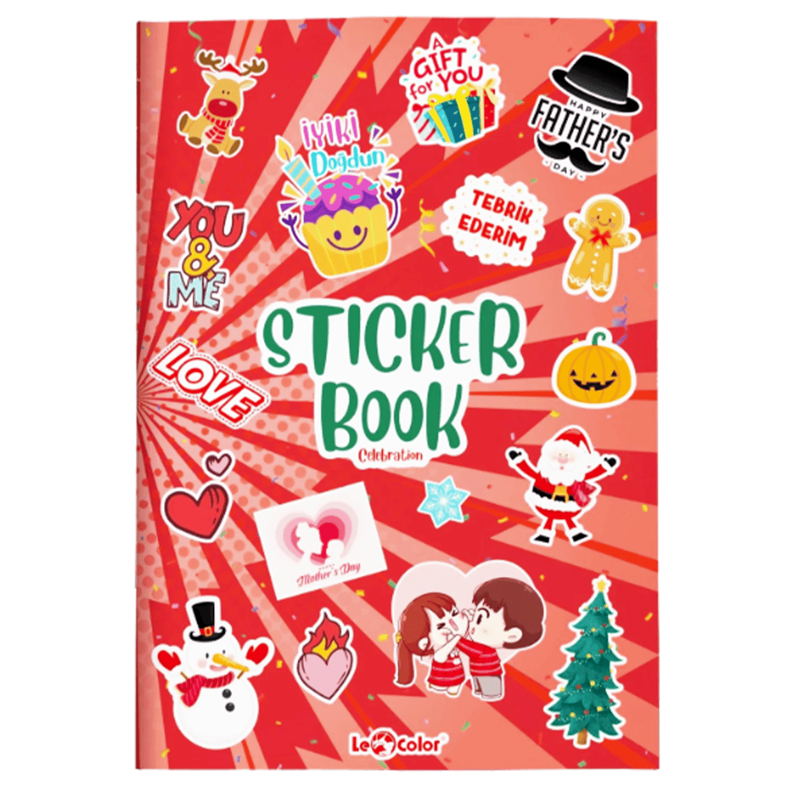 Sticker Book Özel Gün Kutlama Etiket Serisi
