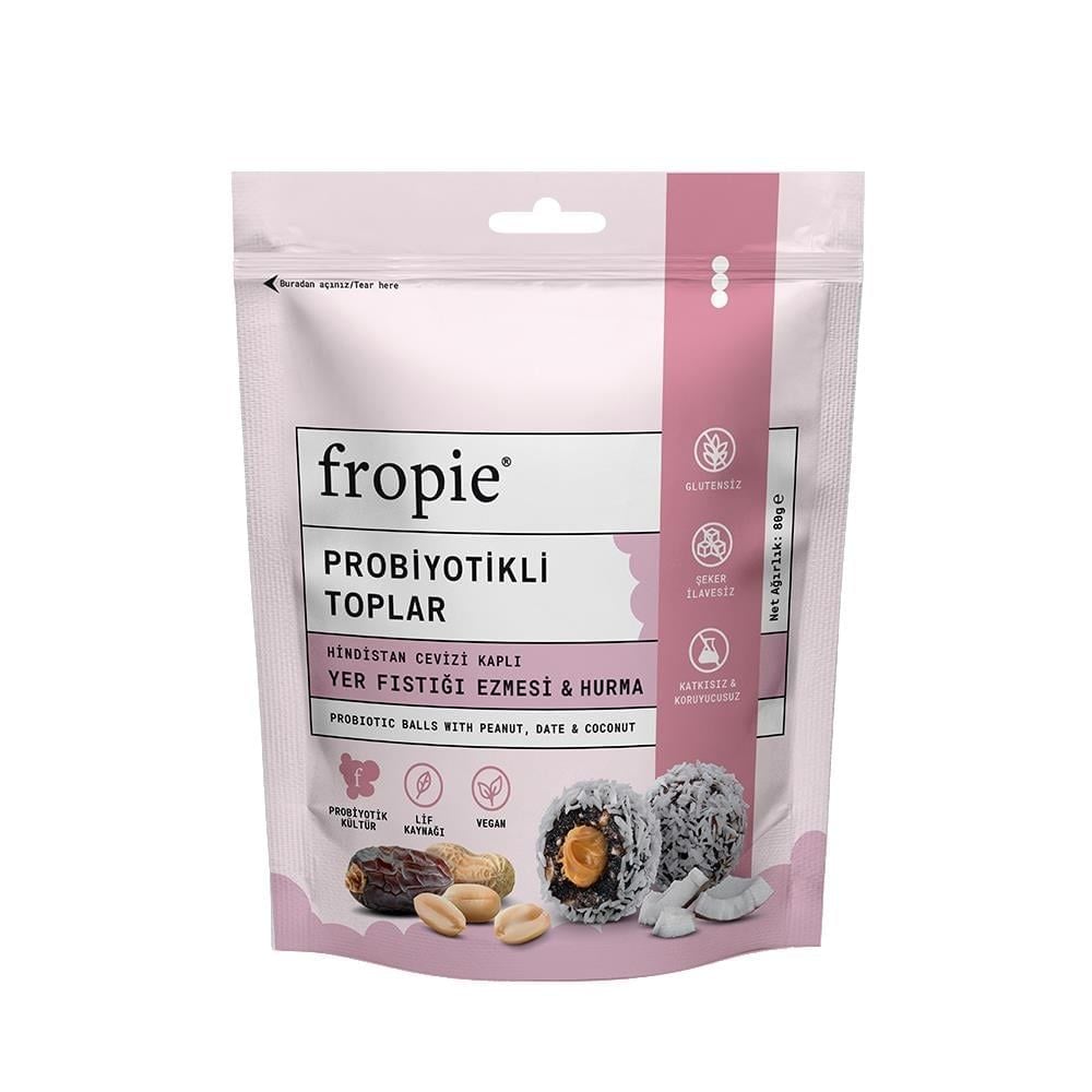 Fropie Vegan Proteinli Meyve Topları 80 gr